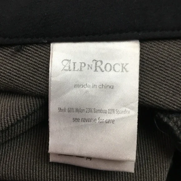 NWOT Alp N Rock Geneva Techno PantAthletic Stretch Pant Black